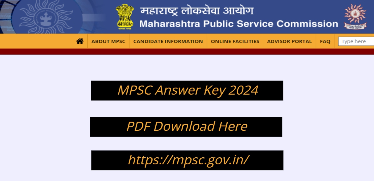 MPSC Answer Key 2024