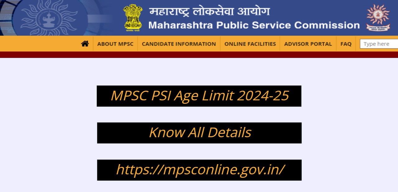 MPSC PSI Age Limit 2024-25