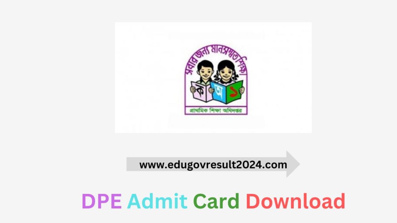 DPE Teletalk Admit Card 2024