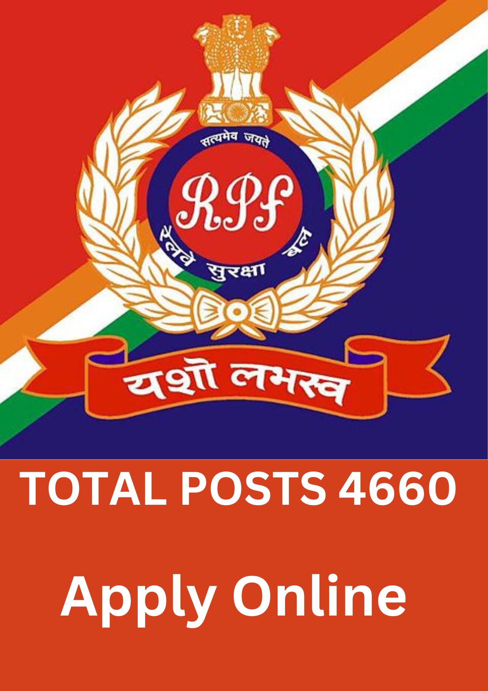 RPF Constable Recruitment 2024 Apply Online For Total 4660 Posts @rrbapply.gov.in