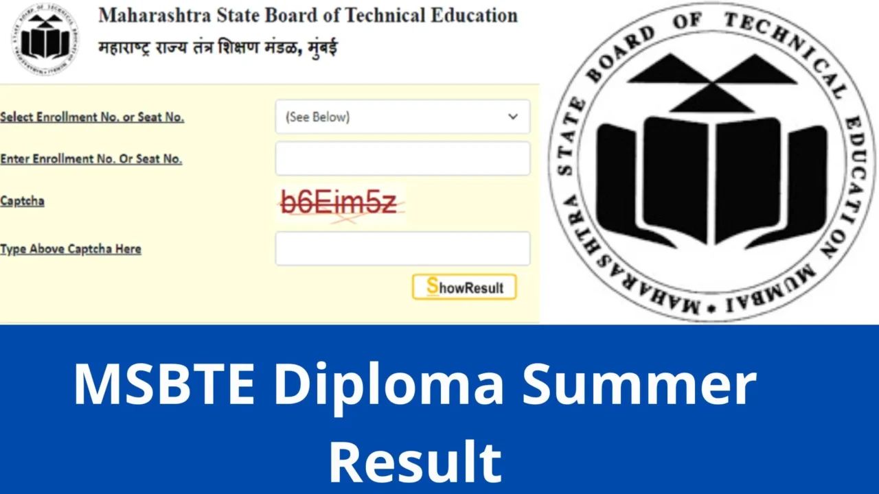 MSBTE Result 2024 MSBTE Diploma Result 2024 MPSCBOOK