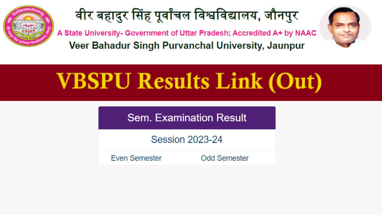 VBSPU 1st 3rd 5th Semester Result 2024