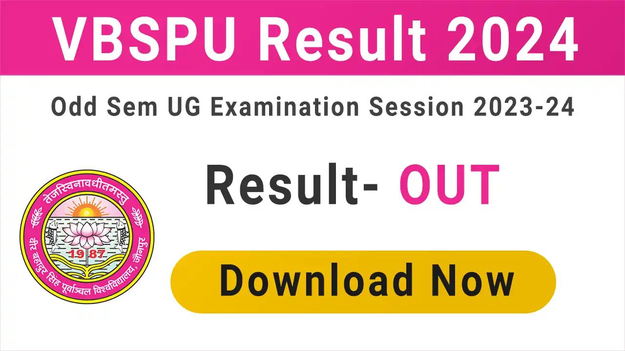 VBSPU 1st 3rd 5th Semester Result 2024